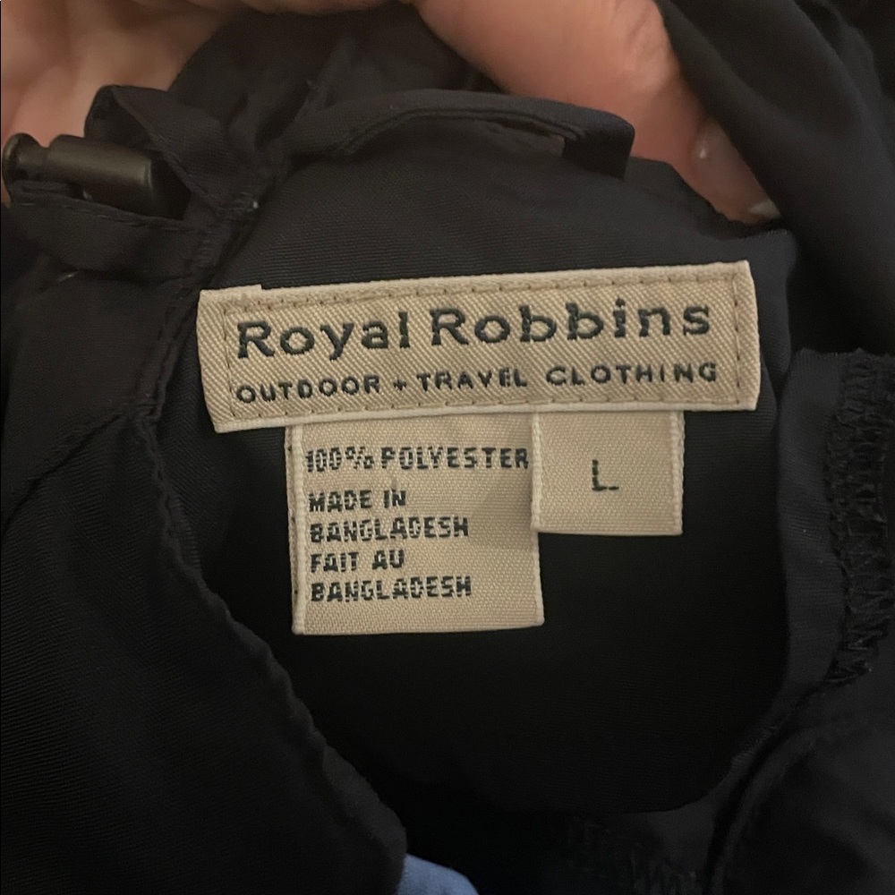 Royal Robbins Rain Jacket quarter zip hooded large - Picture 9 of 10